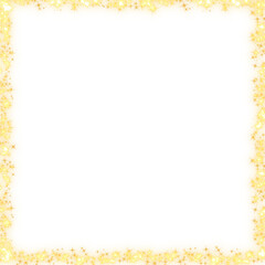 Obraz premium Golden luxury frame with transparent background