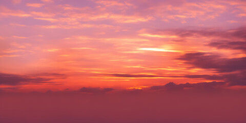 Fototapeta na wymiar Sunset Sky Beautiful Sunset Background Background Texture