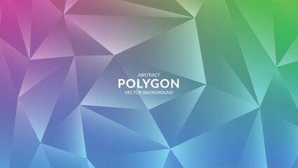Modern abstract polygon shapes background