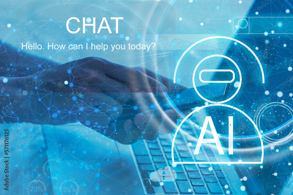 Poster artificial intelligence making possible new computer technologies and businesses.