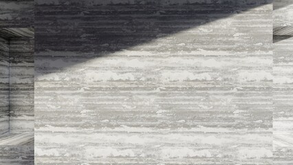 Blank display on background with minimal style and spot light. Blank stand for showing product. 3D rendering