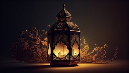 Fototapeta na wymiar ramadan of celebration background. generative ai