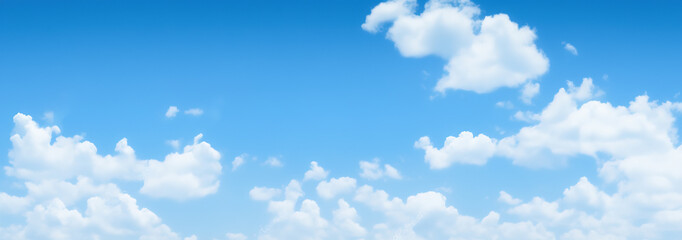 Sunny weather with blue sky and white clouds Sky texture