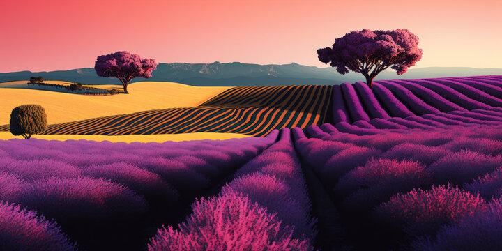 Champs de lavande en Provence