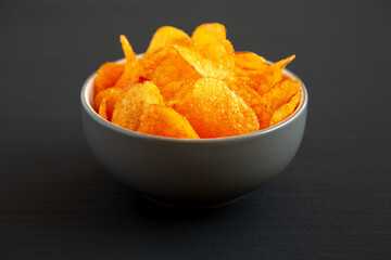 Crunchy Paprika Potato Chips Ready to Eat