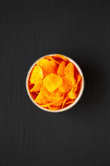 Crunchy Paprika Potato Chips Ready to Eat