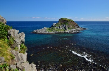 利尻島の夏景色