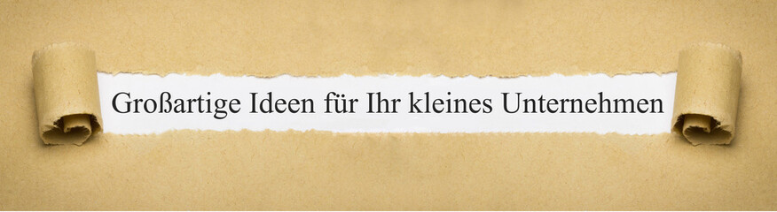 Großartige Ideen für Ihr kleines Unternehmen