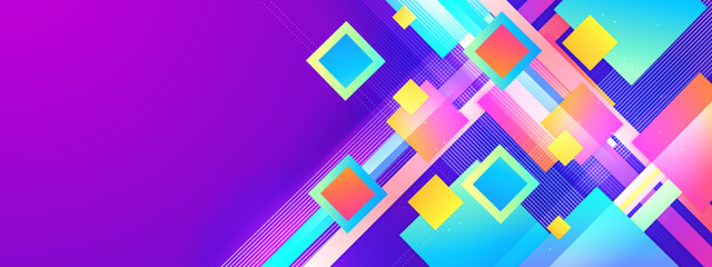 Purple Abstract background with connecting dots and lines. Technology graphic design and network connection concept