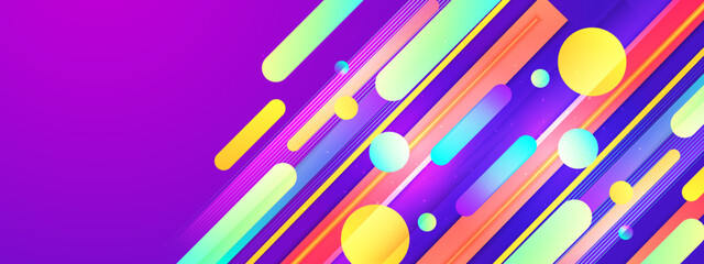 Purple Abstract background with connecting dots and lines. Technology graphic design and network connection concept