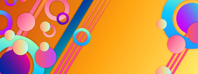 Trendy simple orange fluid color gradient geometric abstract background with dynamic wave line effect. Vector Illustration For Wallpaper, Banner, Background, Card, Book Illustration, landing page