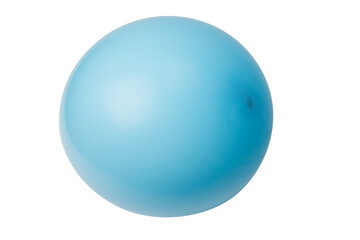 Blue ballon isolated on a white background.