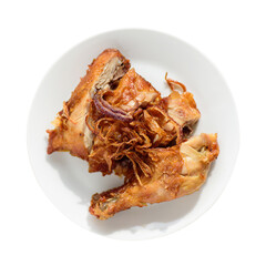 Thai deep fried chicken, street food