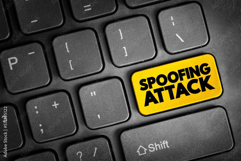 Poster spoofing attack - situation in which a person or program successfully identifies as another by falsi