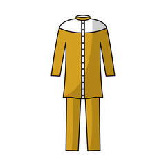 Illustration of typical Muslim men's clothes from Arabia