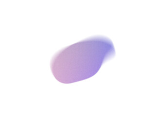 Grainy Gradient Textured Blob Shapes. Abstract Transparent PNG element. Trendy design resources,  blue pink and lilac color. Modern design trends.