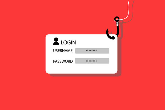 Phishing and internet security concept