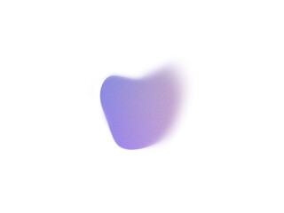 Grainy Gradient Textured Blob Shapes. Abstract Transparent PNG element. Trendy design resources,  blue pink and lilac color. Modern design trends.