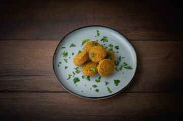 falafel on a plate