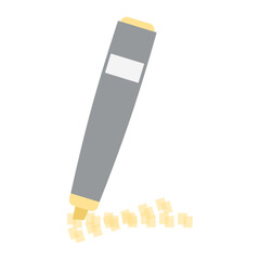 Highlighter Marks Drawing Doodle Sketch Line


