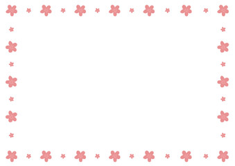 벚꽃 테두리 배경