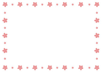 벚꽃 테두리 배경