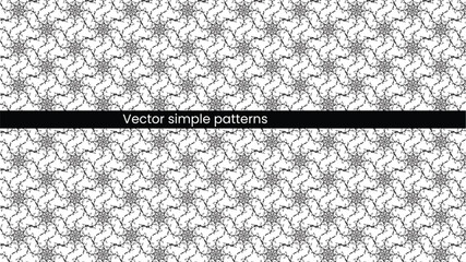 Vector illustration, black and white, Creative ethnic style vector seamless pattern. Unique geometric vector swatch. Perfect for screen background, site backdrop, wrapping paper, wallpaper, textiles,