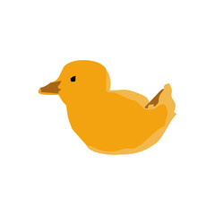 Vector illustration of color toys for kids. Baby items toys set. 