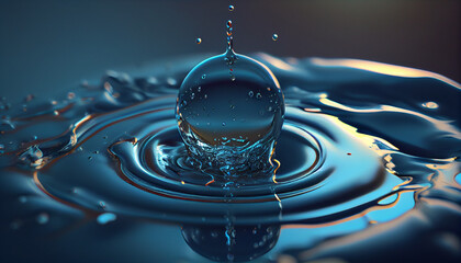 Save Water - World Water Day Concept Generative Ai