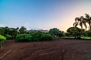 Paisaje en el municipio del Puerto de la Cruz, isla de Tenerife.