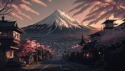 Beautiful landscape of a traditional city