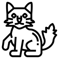 Turkish Cat icon style