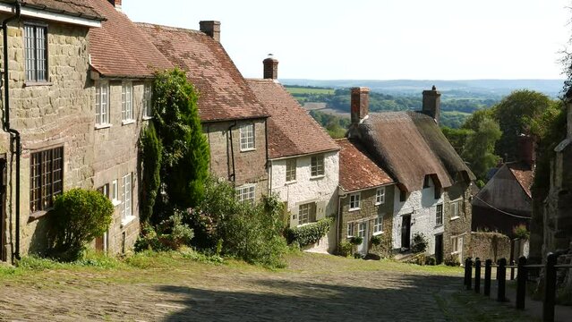 Shaftesbury Village, Gold Hill , England,