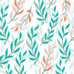 Leaf ornamen background