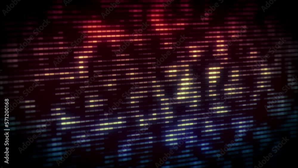 Poster digital technology led lights background/ 4k animation of an abstract wallpaper digital technology b