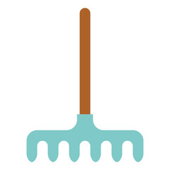 rake flat icon style