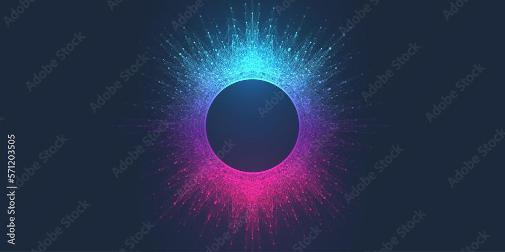 Aufkleber virtual global internet connection metaverse with a new experience in metaverse virtual reality tech
