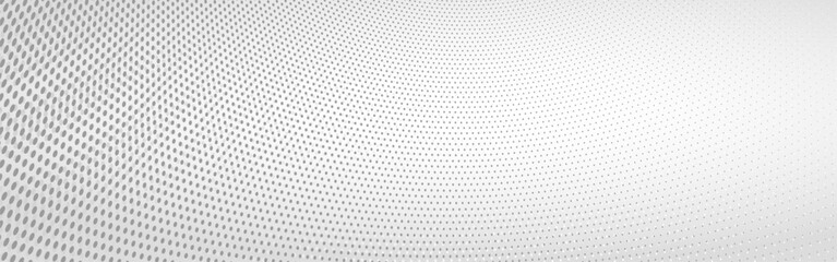 3D abstract monochrome background with dots pattern vector design, technology theme, dimensional dotted flow in perspective, big data, nanotechnology.