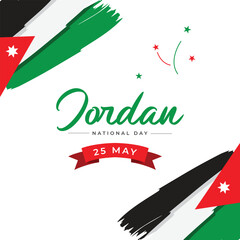 Jordan independence day design template
