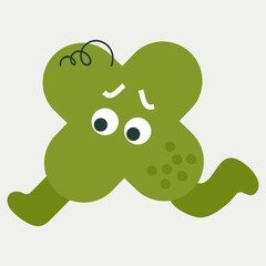 Cartoon character, abstract personage, mascot design, funny avatar, cute icon
