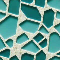 Fototapeta na wymiar Blue crystal seamless pattern. Perfect for ceramic tile, interior design.