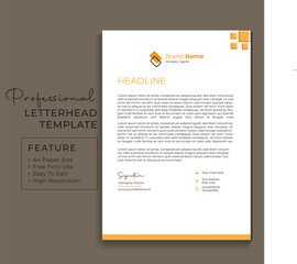 Modern Business Letterhead Template design. Corporate letterhead design template. 