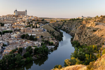 Fototapeta na wymiar The historic city of Toledo, Spain