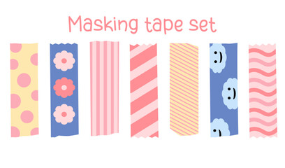 Masking tape, washi tape, journal element, scrapbook
