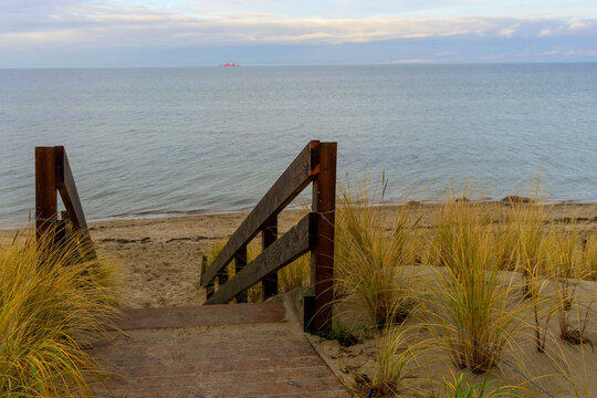 Zugang zum Strand in Lubmin