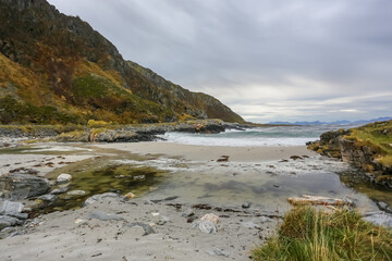 Fall in Lofoten islands, Norway