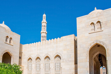 Fototapeta na wymiar Sultan Qaboos Grand Mosque. Sultanate of Oman, Maskat