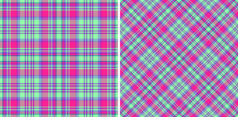 Vector seamless fabric. Texture plaid pattern. Textile check background tartan.