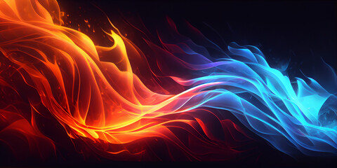 Abstract Ice and Fire Background