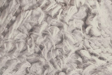 Background formed by fluffy textile
